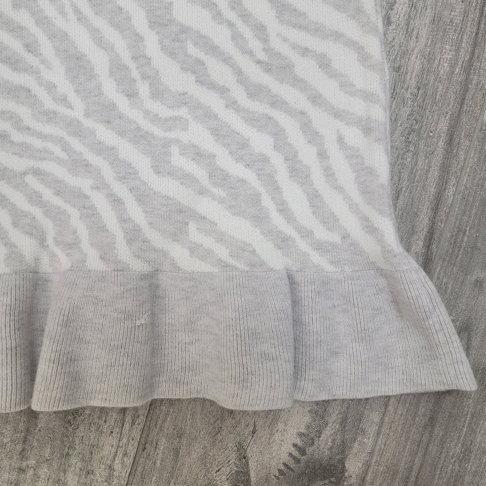 2/$20 NWT Anthropologie Dolan Zebra Ruffled Knit Skirt S - Picture 4 of 11